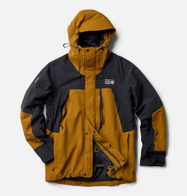 Men's First Tracks Insulated Jacket, Color: Olive Gold, Black, image 7