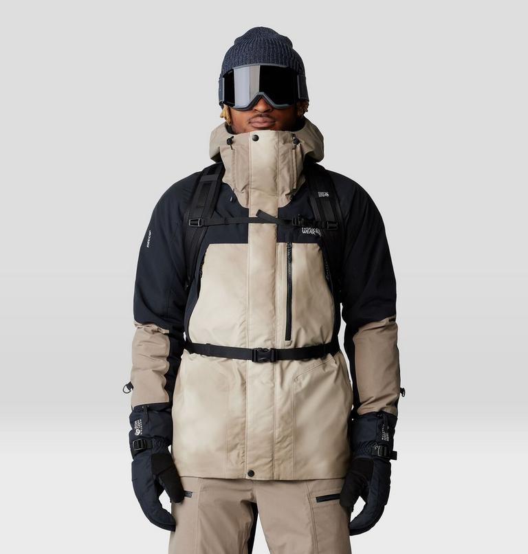 Men's First Tracks Insulated Jacket, Color: Badlands, Dunes, Black, image 15