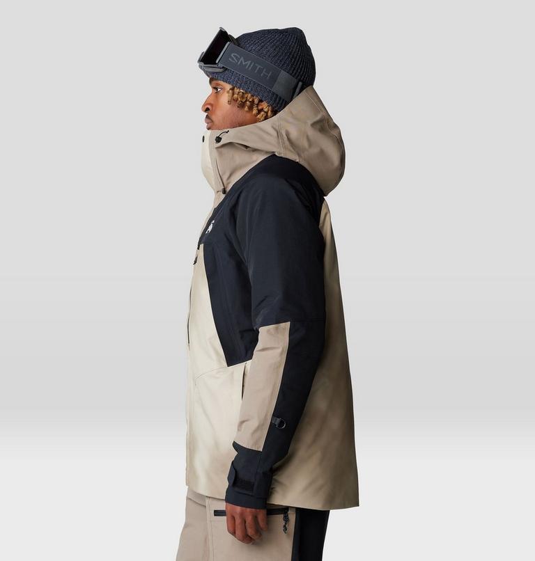 Men's First Tracks Insulated Jacket, Color: Badlands, Dunes, Black, image 3