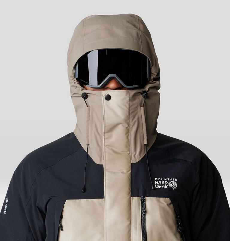 Men's First Tracks Insulated Jacket, Color: Badlands, Dunes, Black, image 4