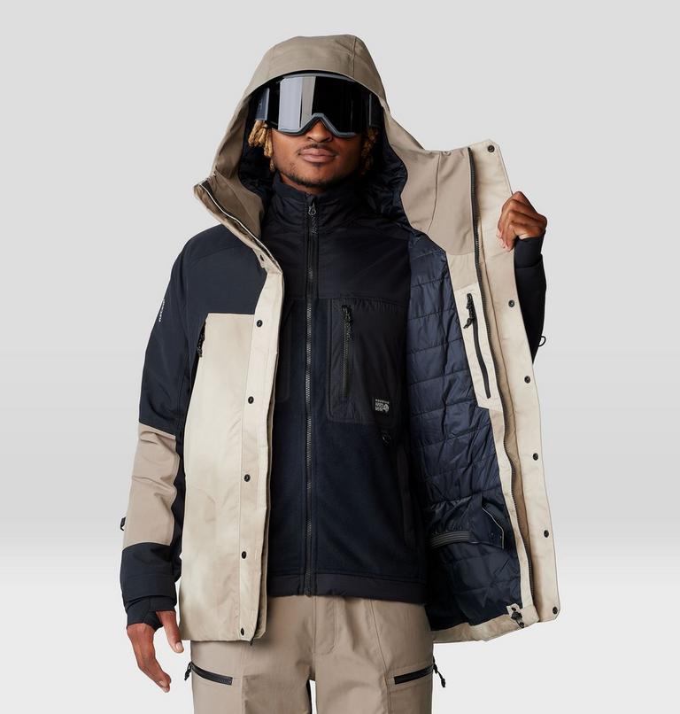 Men's First Tracks Insulated Jacket, Color: Badlands, Dunes, Black, image 10