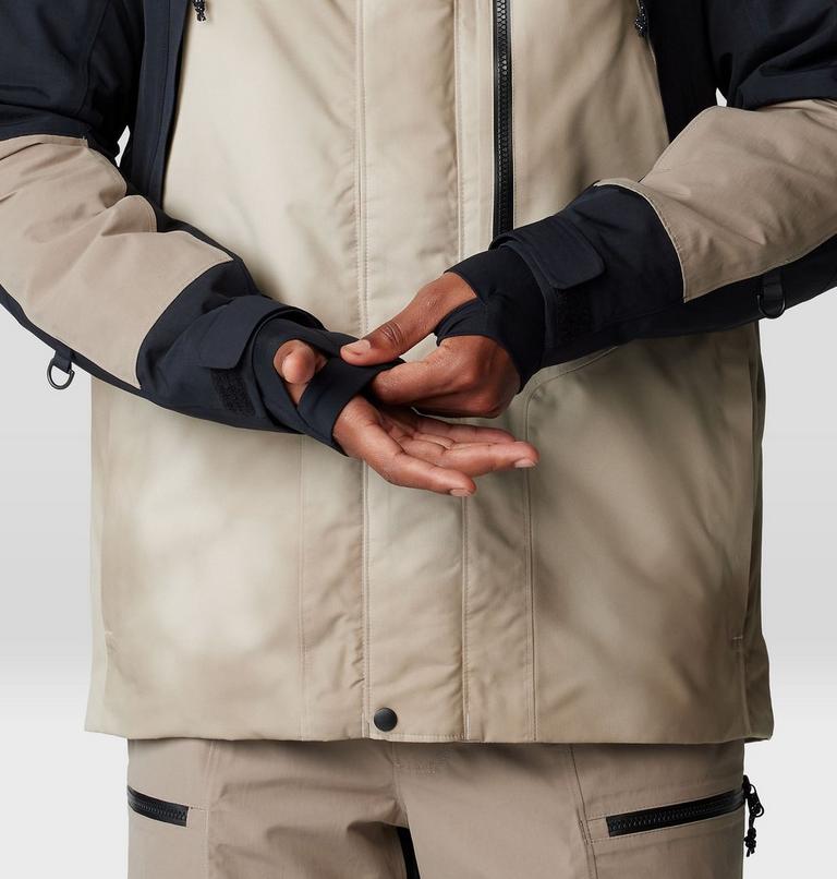 Men's First Tracks Insulated Jacket, Color: Badlands, Dunes, Black, image 11