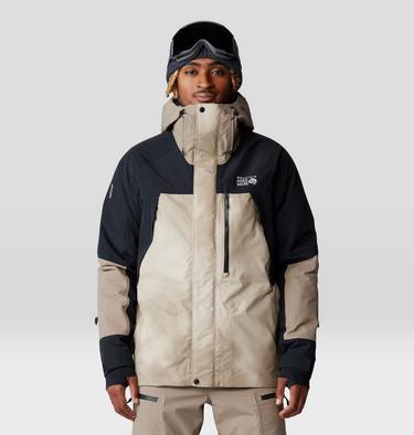 Men's First Tracks Insulated Jacket, Color: Badlands, Dunes, Black, image 5