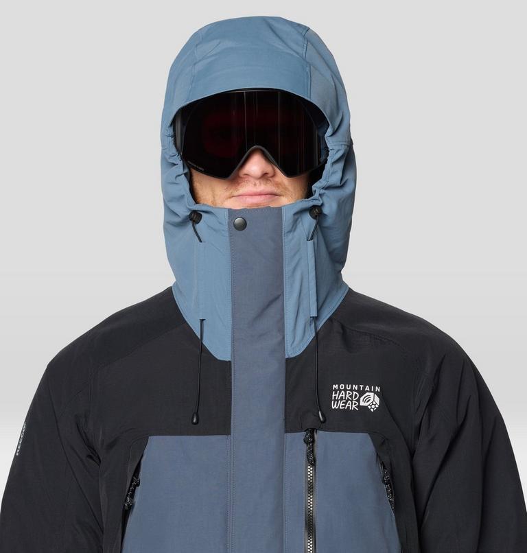 Men's First Tracks Insulated Jacket, Color: Moon Blue, Adriatic Blue, Black, image 8