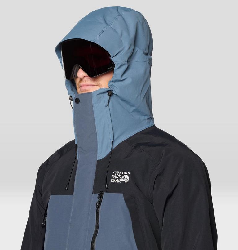 Men's First Tracks Insulated Jacket, Color: Moon Blue, Adriatic Blue, Black, image 9