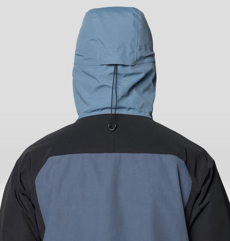 Men's First Tracks Insulated Jacket, Color: Moon Blue, Adriatic Blue, Black, image 10
