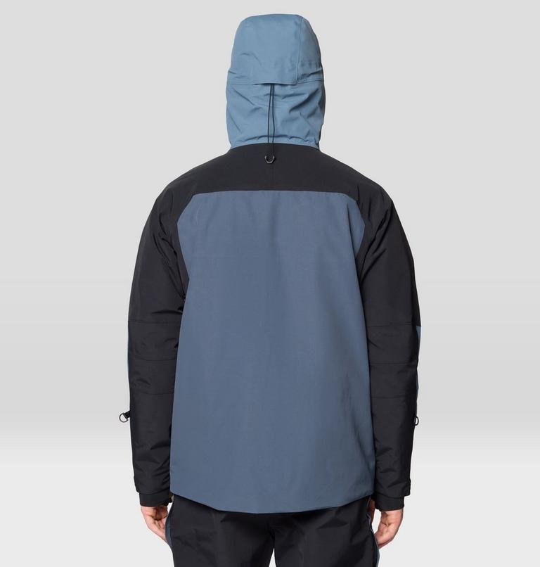 Men's First Tracks Insulated Jacket, Color: Moon Blue, Adriatic Blue, Black, image 3
