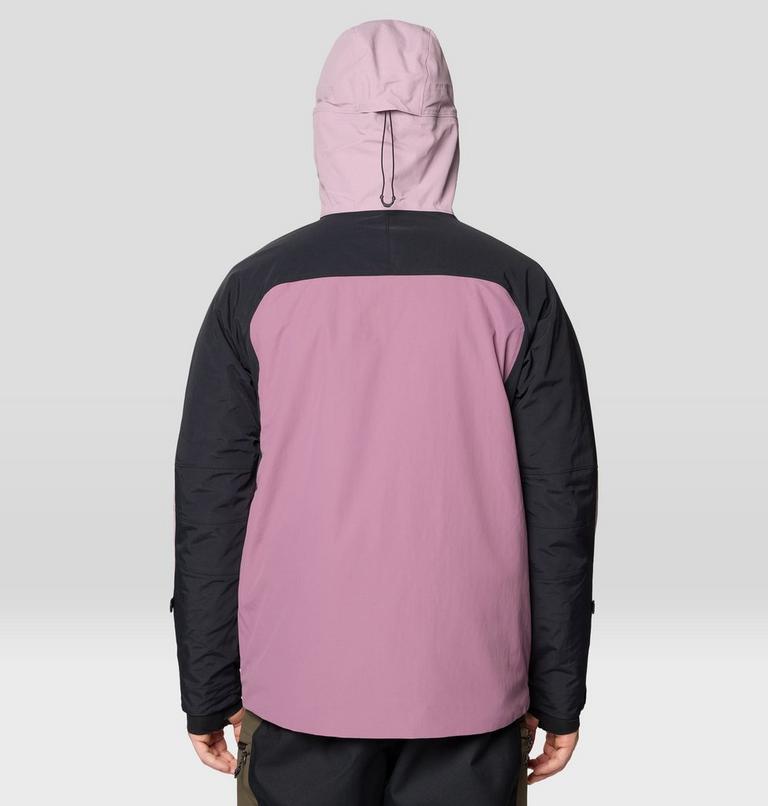 Men's First Tracks Insulated Jacket, Color: Dark Daze, Daze, Black, image 2