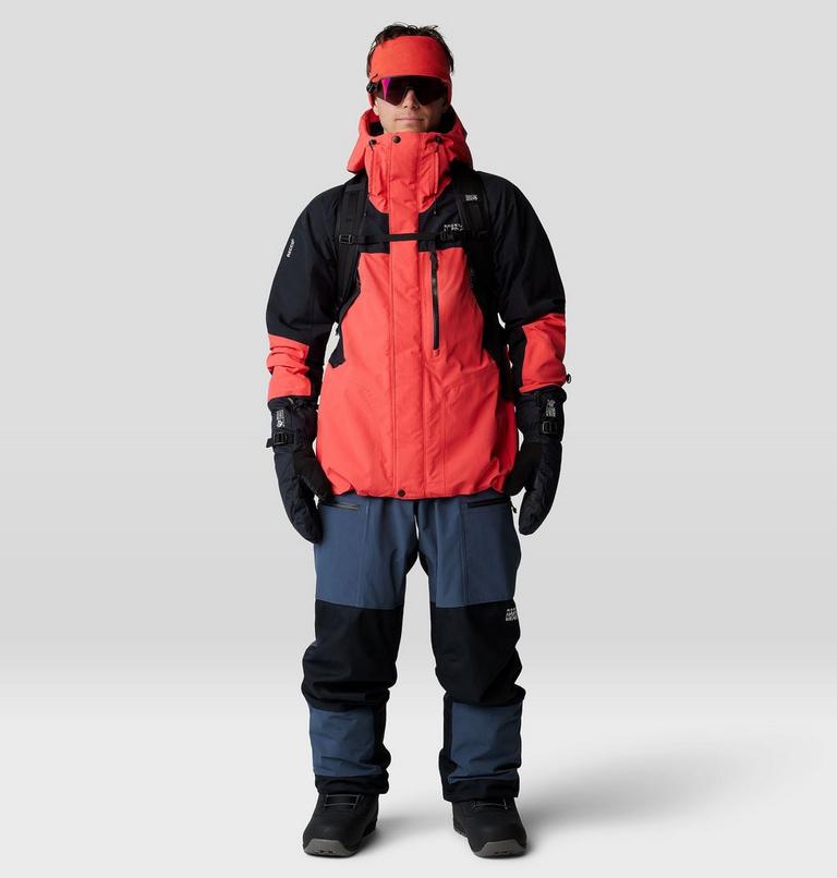 Men's First Tracks Insulated Jacket, Color: Solar Pink, Black, image 14