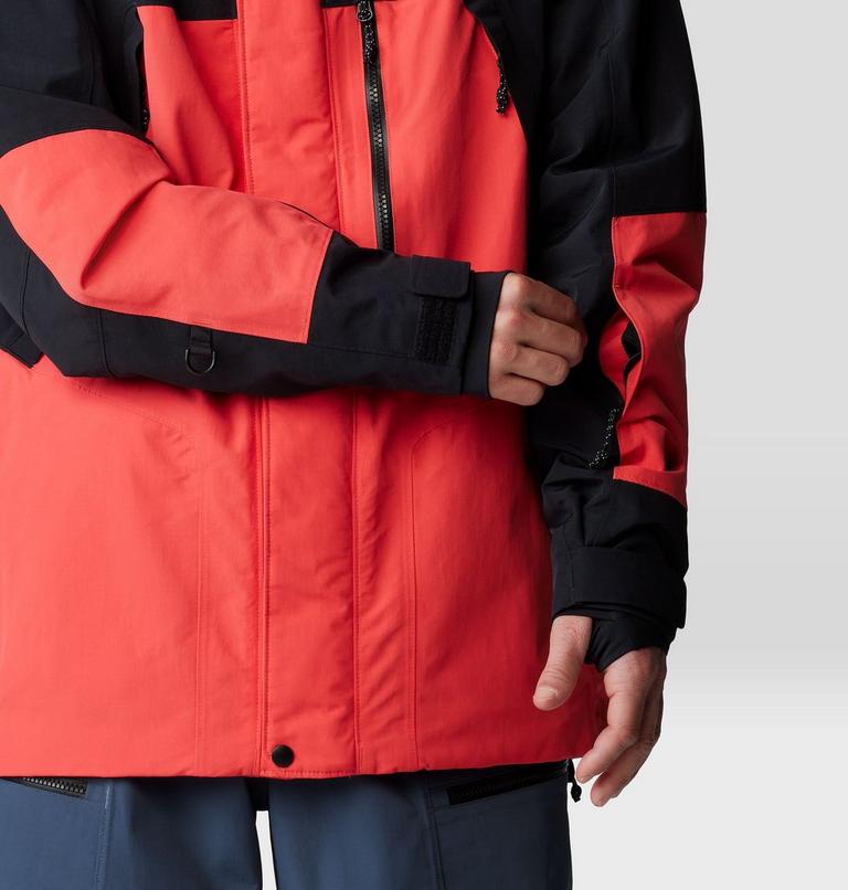 Men's First Tracks Insulated Jacket, Color: Solar Pink, Black, image 11