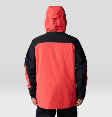 Men's First Tracks Insulated Jacket, Color: Solar Pink, Black, image 2