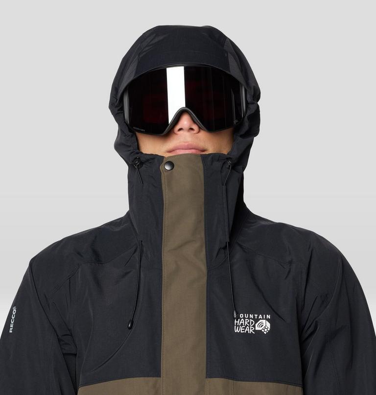 Men's First Tracks Jacket, Color: Ridgeline, Dunes, Black, image 7