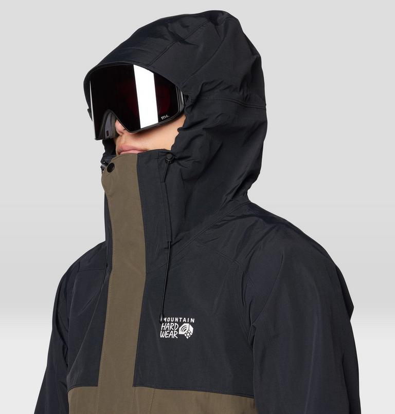 Men's First Tracks Jacket, Color: Ridgeline, Dunes, Black, image 8