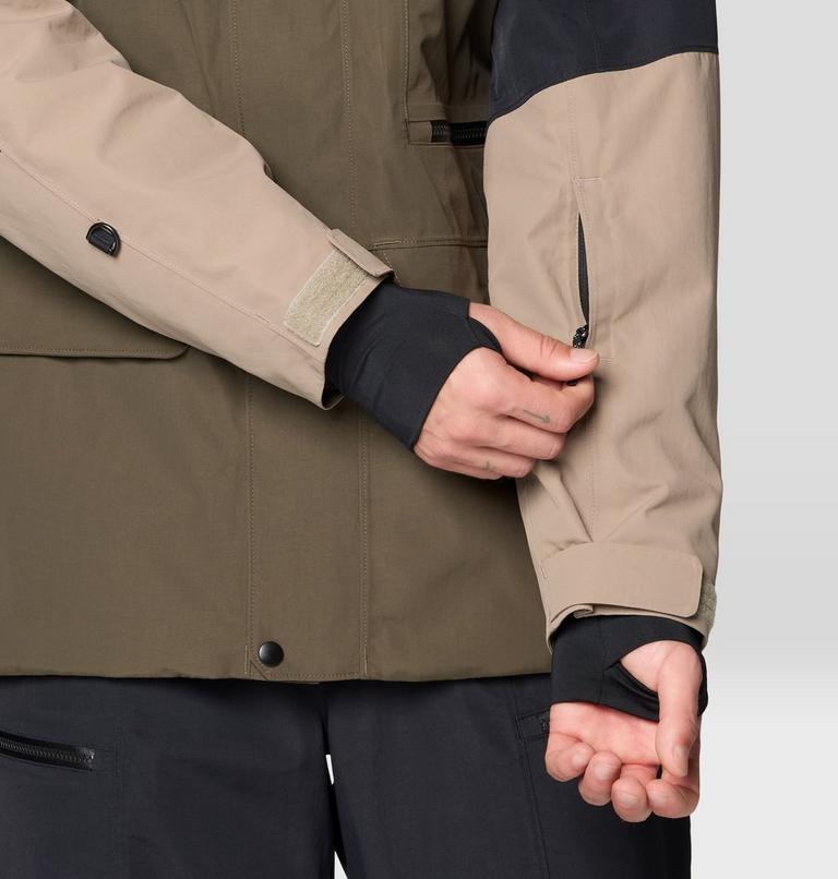 Men's First Tracks Jacket, Color: Ridgeline, Dunes, Black, image 11
