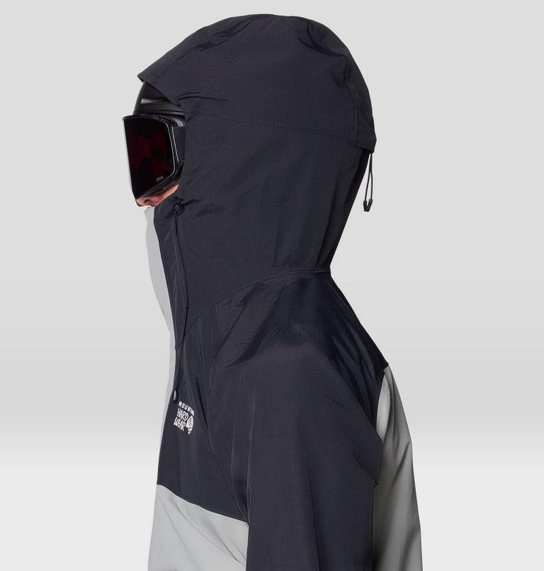 Men's First Tracks Jacket, Color: Wet Stone, White Sage, Black, image 12
