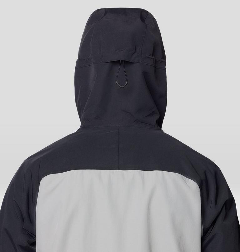 Men's First Tracks Jacket, Color: Wet Stone, White Sage, Black, image 9
