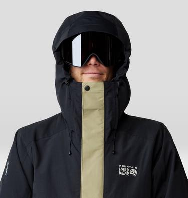 Men's First Tracks Jacket, Color: Mantis Green, Stone Green, Black, image 12