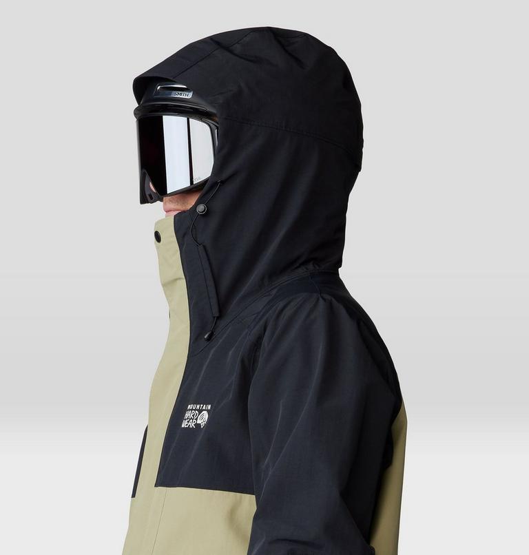 Men's First Tracks Jacket, Color: Mantis Green, Stone Green, Black, image 11