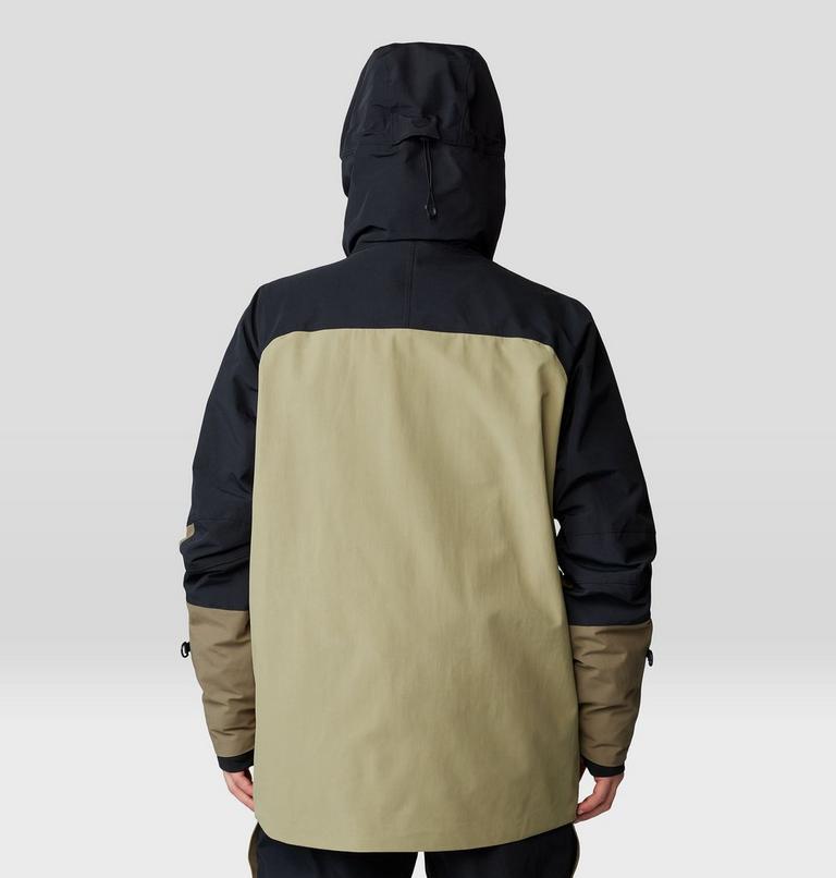 Men's First Tracks Jacket, Color: Mantis Green, Stone Green, Black, image 2