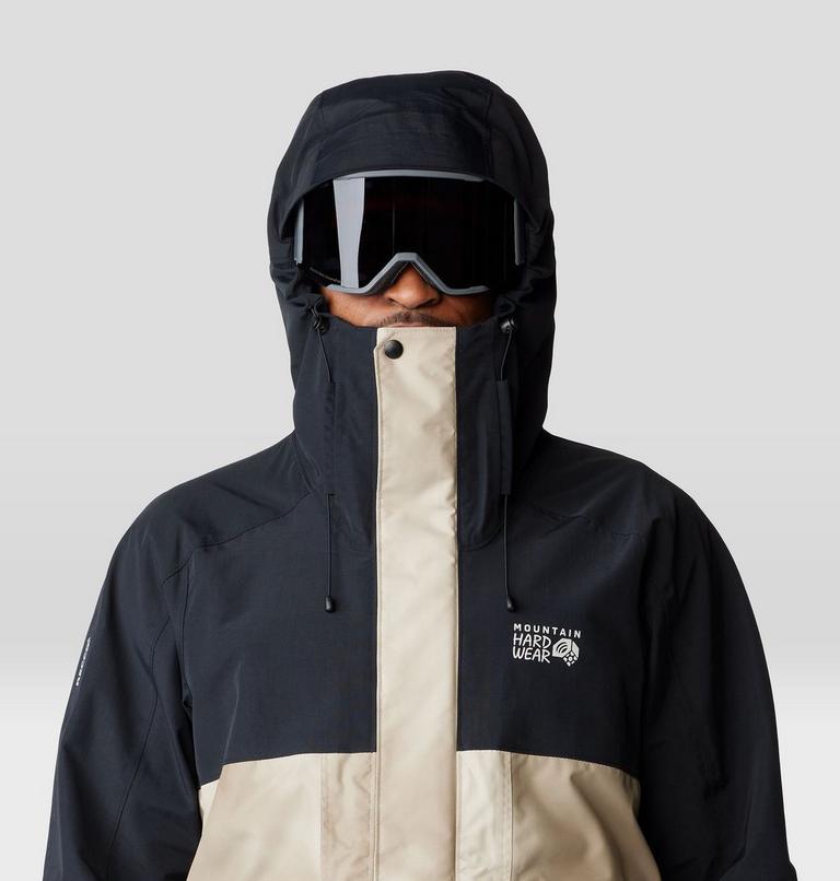 Men's First Tracks Jacket, Color: Badlands, Dunes, Black, image 4