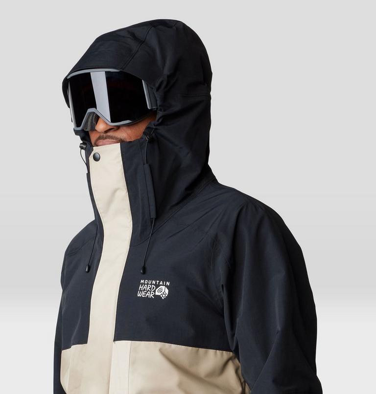 Men's First Tracks Jacket, Color: Badlands, Dunes, Black, image 5