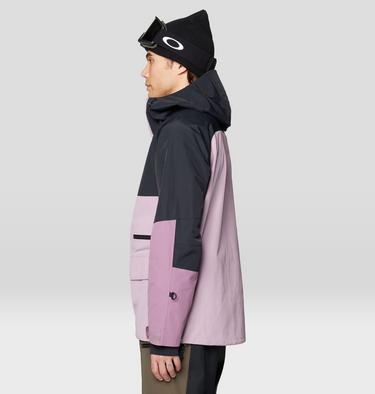 Men's First Tracks Jacket, Color: Daze, Dark Daze, Black, image 12