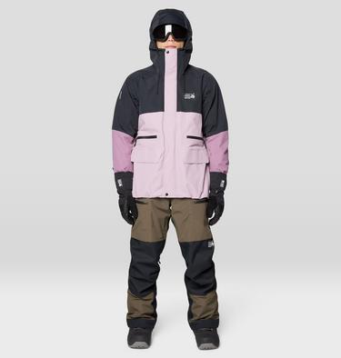 Men's First Tracks Jacket, Color: Daze, Dark Daze, Black, image 10