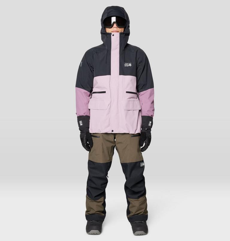 Men's First Tracks Jacket, Color: Daze, Dark Daze, Black, image 2