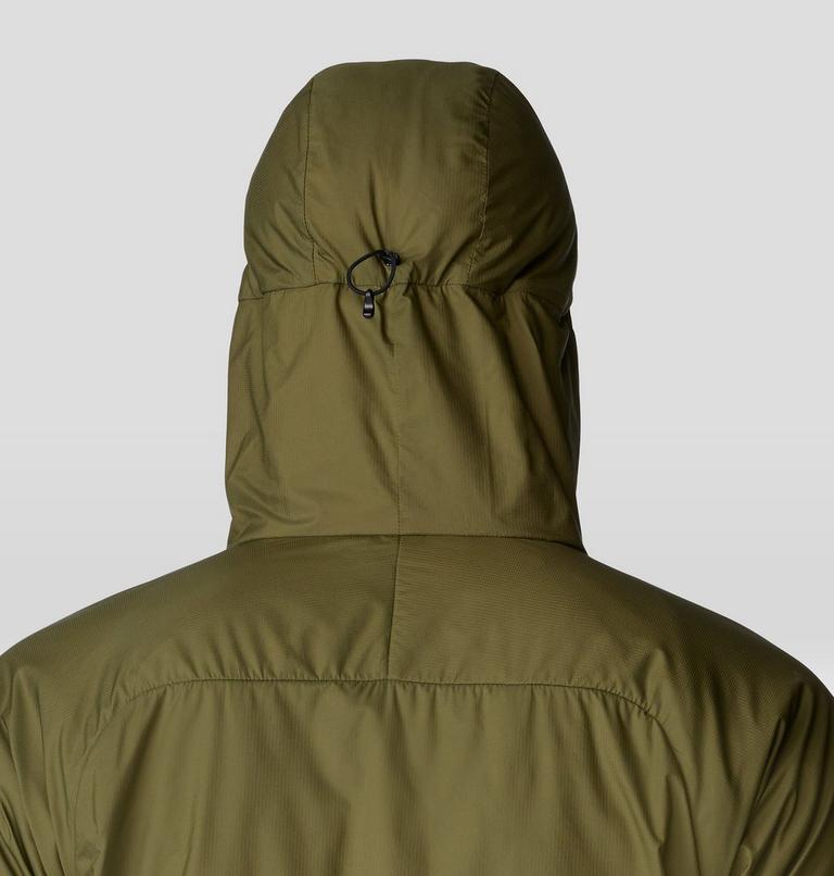 Men's Kor AirShell Warm Hoody, Color: Combat Green, image 5