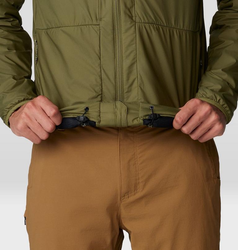 Men's Kor AirShell Warm Hoody, Color: Combat Green, image 6