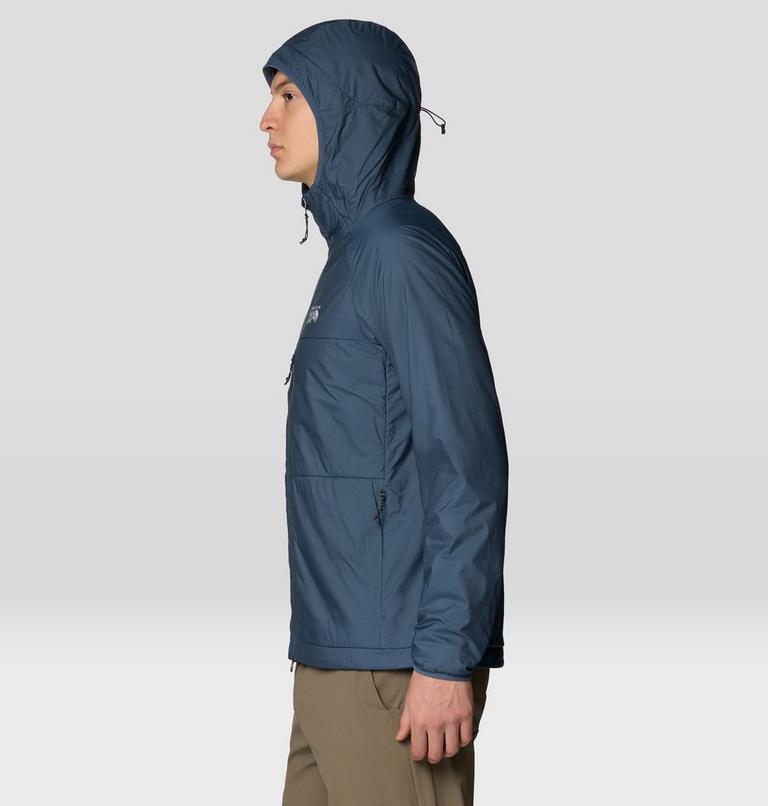 Men's Kor AirShell Warm Hoody, Color: Astral Blue, image 3