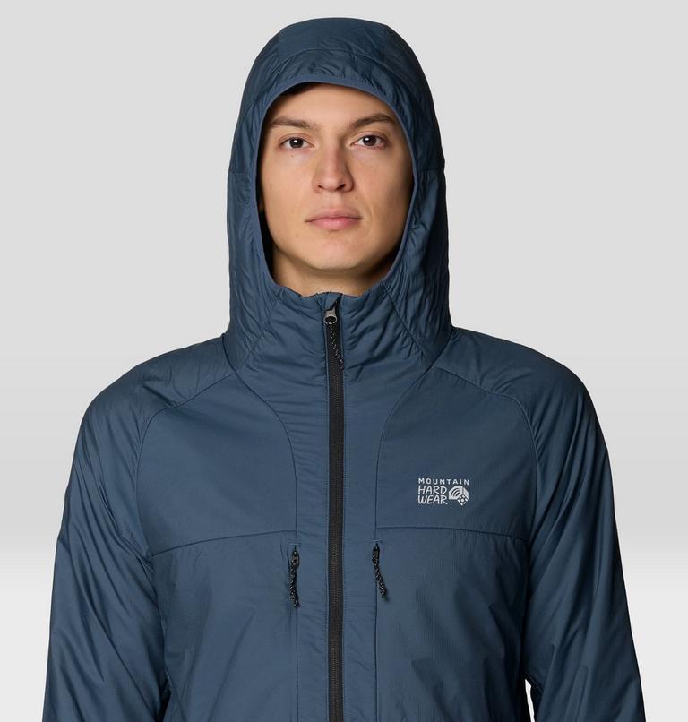 Men's Kor AirShell Warm Hoody, Color: Astral Blue, image 4