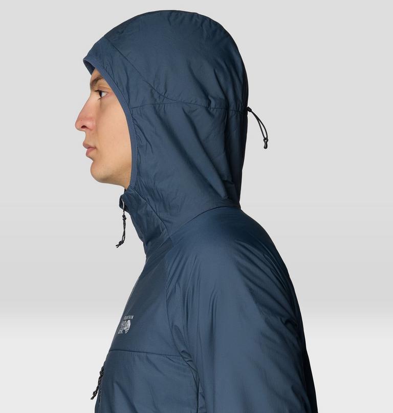 Men's Kor AirShell Warm Hoody, Color: Astral Blue, image 5