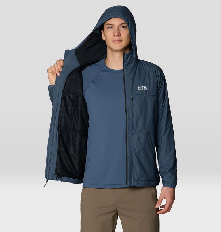 Men's Kor AirShell Warm Hoody, Color: Astral Blue, image 7