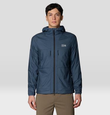 Men's Kor AirShell Warm Hoody, Color: Astral Blue, image 3