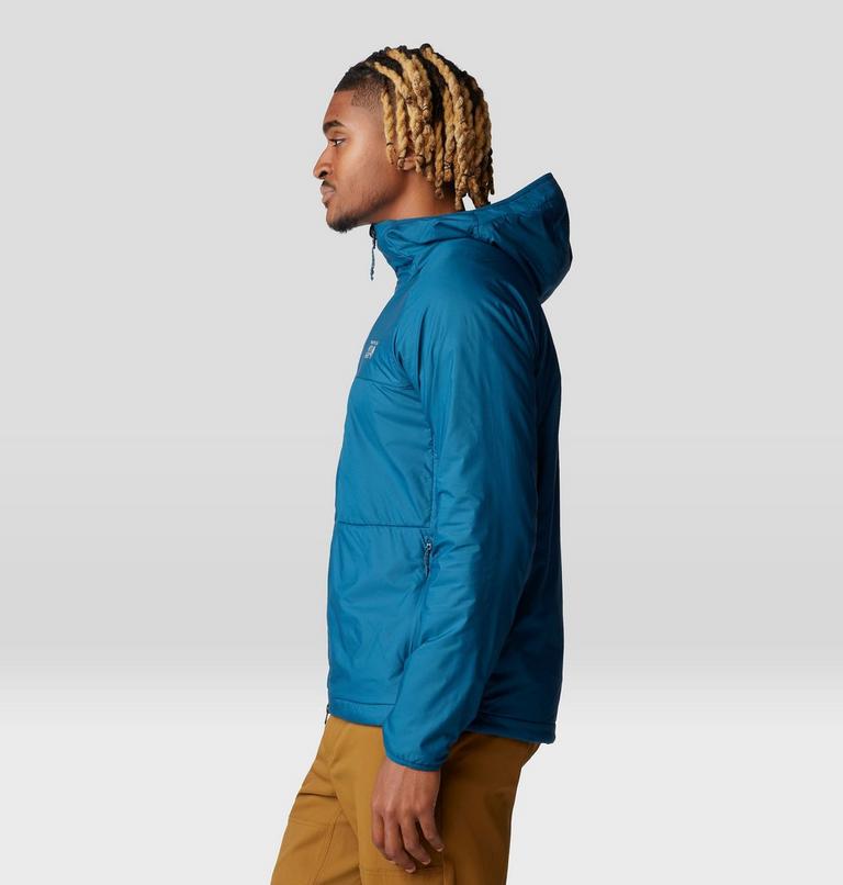 Men's Kor AirShell Warm Hoody, Color: Dark Caspian, image 3