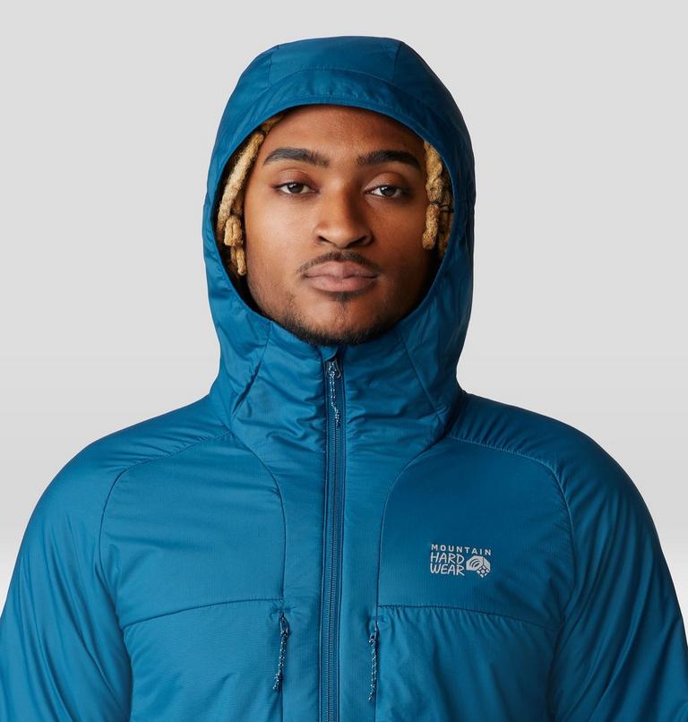 Men's Kor AirShell Warm Hoody, Color: Dark Caspian, image 4