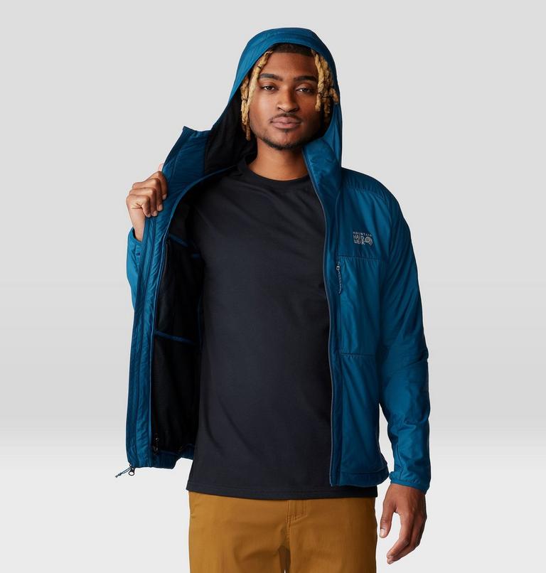 Men's Kor AirShell Warm Hoody, Color: Dark Caspian, image 8