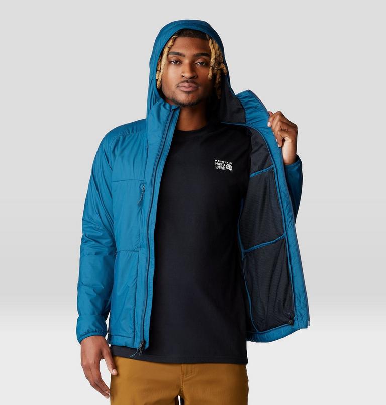 Men's Kor AirShell Warm Hoody, Color: Dark Caspian, image 9