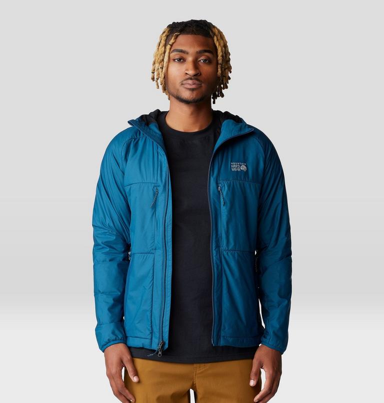 Men's Kor AirShell Warm Hoody, Color: Dark Caspian, image 10