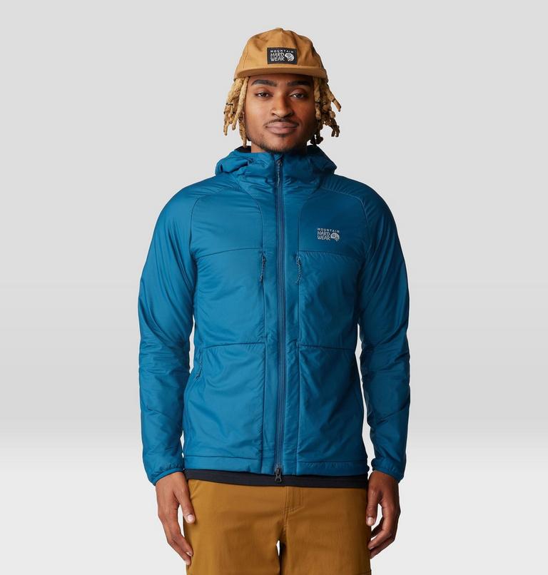 Men's Kor AirShell Warm Hoody, Color: Dark Caspian, image 11