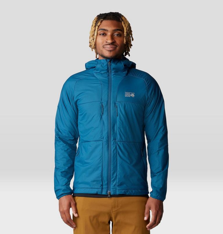Men's Kor AirShell Warm Hoody, Color: Dark Caspian, image 1
