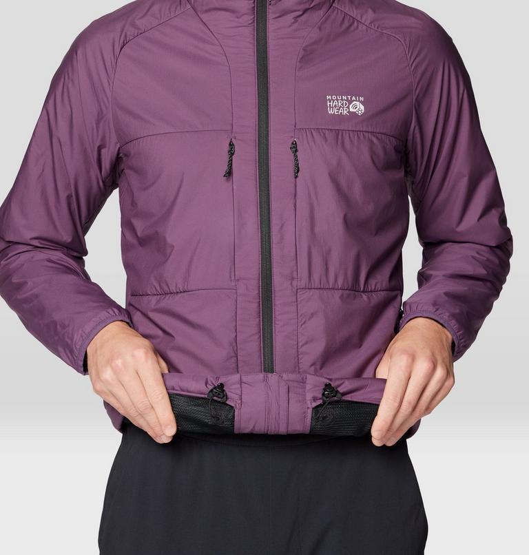 Men's Kor AirShell Warm Hoody, Color: Dusty Purple, image 8