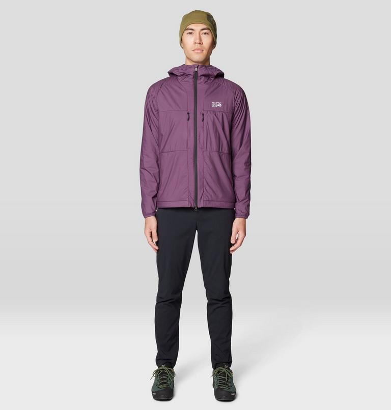 Men's Kor AirShell Warm Hoody, Color: Dusty Purple, image 2