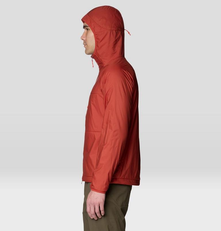 Men's Kor AirShell Warm Hoody, Color: Mars Red, image 3