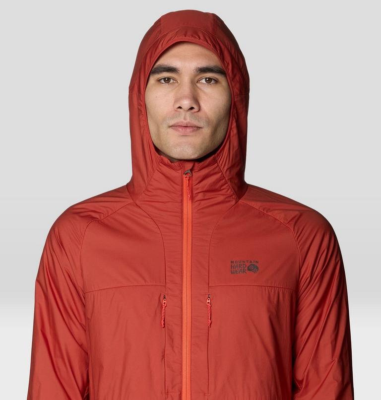 Men's Kor AirShell Warm Hoody, Color: Mars Red, image 4