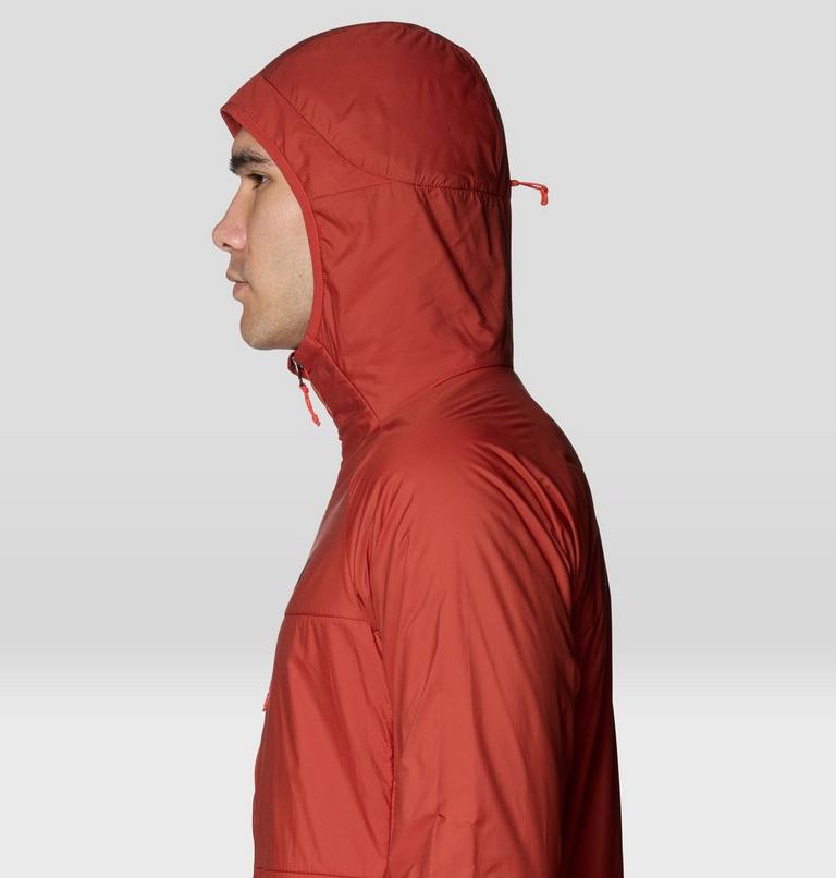 Men's Kor AirShell Warm Hoody, Color: Mars Red, image 5