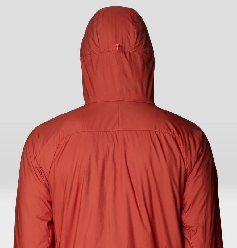 Men's Kor AirShell Warm Hoody, Color: Mars Red, image 6