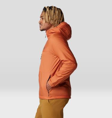 Men's Kor AirShell Warm Hoody, Color: Raw Carnelian, image 3
