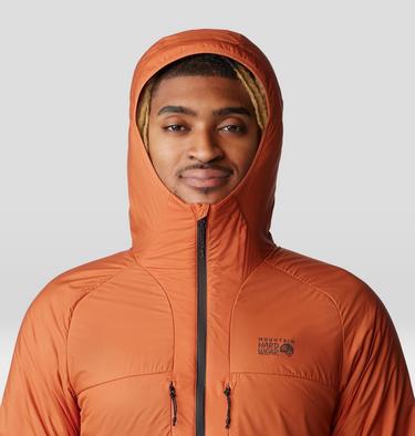 Men's Kor AirShell Warm Hoody, Color: Raw Carnelian, image 4